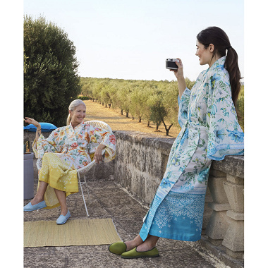 Kimono Casa­blanca 2 col. Bassetti