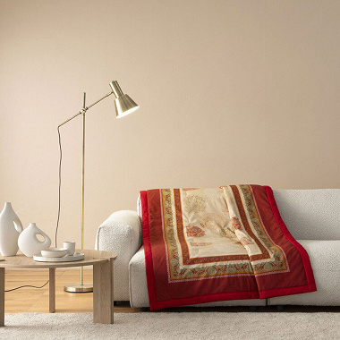 Plaid Florence Rosso Bassetti