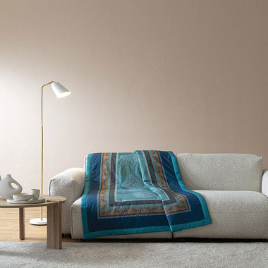 Plaid Florence Turquoise Bassetti