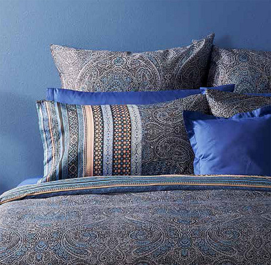 Taies d’oreiller Maser Blue Bassetti