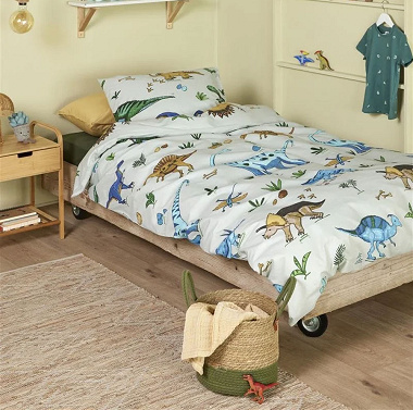 Happy Dinos Green Beddin­ghouse kids