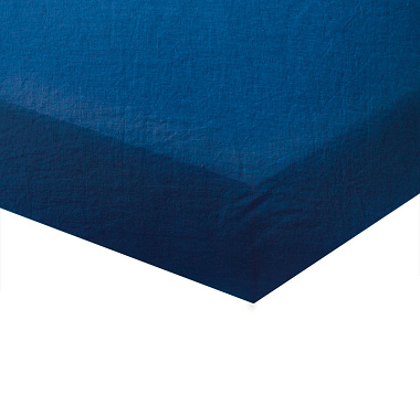 Drap housse Bleu Marine Blanc des Vosges