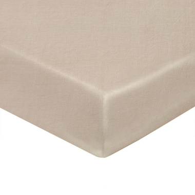 Drap housse Louxor Natu­rel Blanc des Vosges