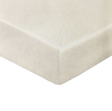 Drap housse Ressources Lin Blanc des Vosges