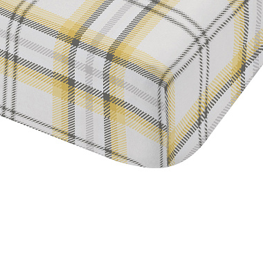 Drap housse Kelso Ochre Cathe­rine Lans­field
