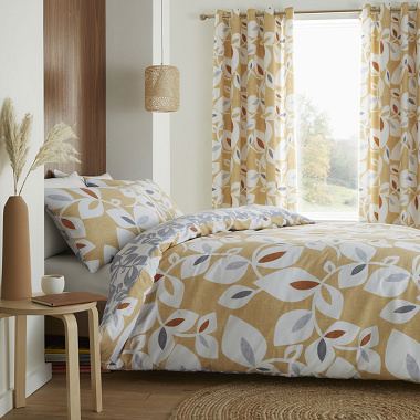 Parure de couette Inga Leaf Gold Cathe­rine Lans­field