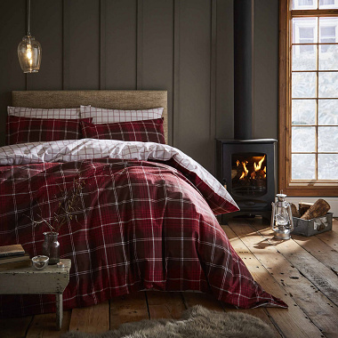 Parure de couette Tartan Check Cathe­rine Lans­field