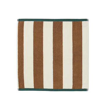 6 Carrés éponge Rivage Ocre/Kaki Coucke