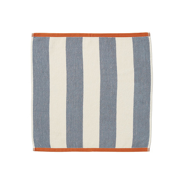 6 Carrés éponge Rivage Orange/Bleu Coucke