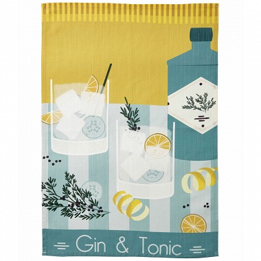 6 Torchons Gin Tonic Coucke