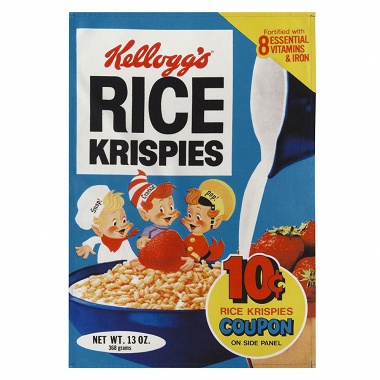 6 Torchons Kelloggs Rice Kris­pies Coucke