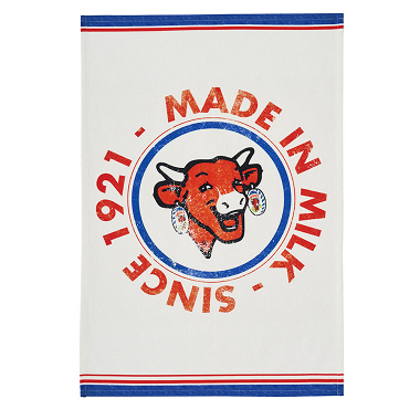 6 Torchons La vache qui rit 100 ans Coucke