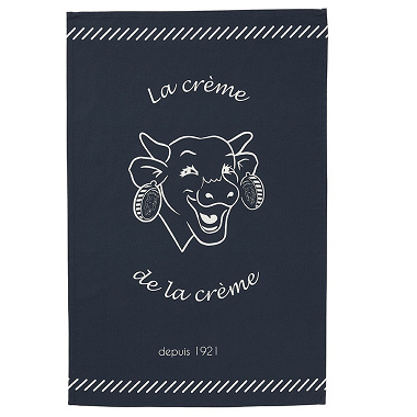 6 Torchons La vache qui rit Crème de la Crème Coucke