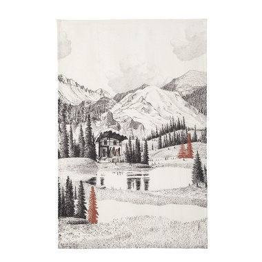 6 Torchons Paysage Monta­gnard Coucke