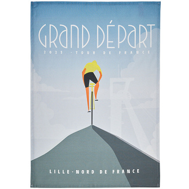 6 Torchons TDF Le grand départ Coucke