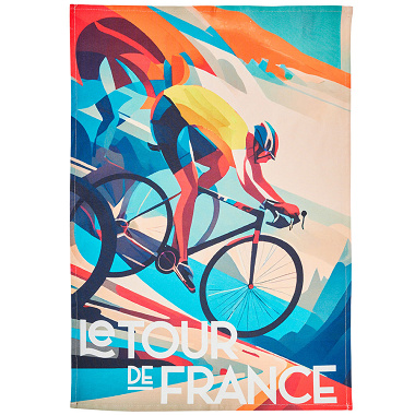 6 Torchons TDF Maillot Jaune Coucke