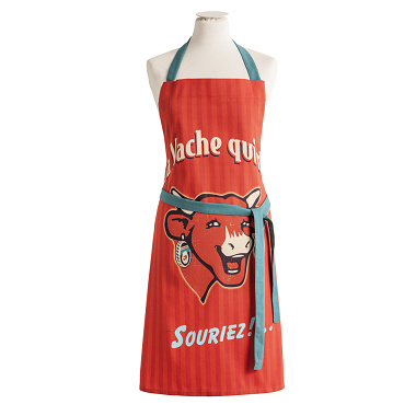 Tablier la Vache qui rit Retro Rouge Coucke