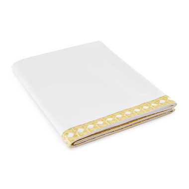 Drap plat Flori­lège Brodé Gold Descamps