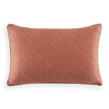 Housse de cous­sin Flori­lège Terra­cotta Descamps