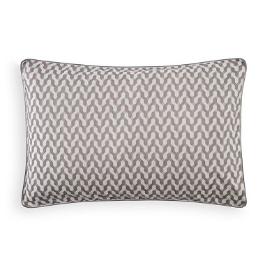 Taies d’oreiller Byzance Argent Descamps