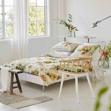 Housse de couette Giar­dino di Rose Desi­gners Guild