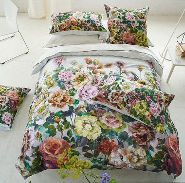 Housse de couette Gran­di­flora Rose Dusk Desi­gners Guild