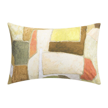 Taie d’oreiller Clay Collage Terra­cotta Desi­gners Guild