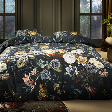 Housse de couette Elea­nor Night­blue Essenza