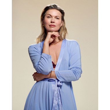 Kimono Ambre Uni Laven­der Essenza