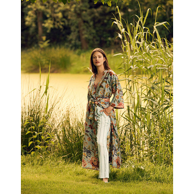 Kimono Juliet Rose­lina Surf Green Essenza
