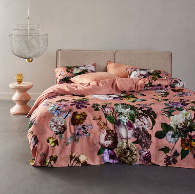 Parure de couette Fleur Evening Rose Essenza