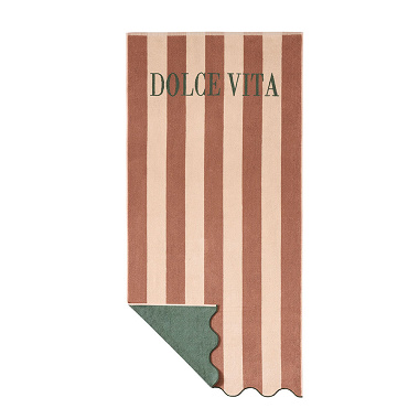 Drap de plage Dolce Vita Beige Essix