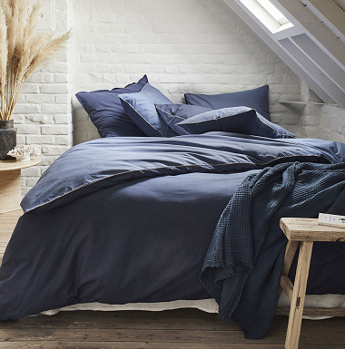 Housse de couette Bons Jours Noctune Denim Essix