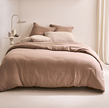 Housse de couette Tendresse Mocha Essix
