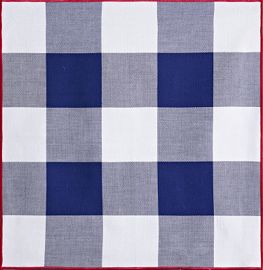 2 Serviettes de table Elysée Trico­lore Jacquard Français