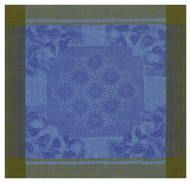 4 serviettes de table Jardin d’Orient Majo­relle Jacquard Français