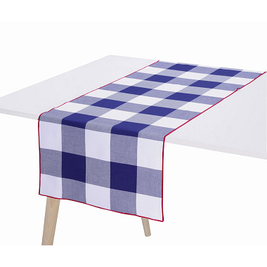 Chemin de table Elysée Trico­lore Jacquard Français