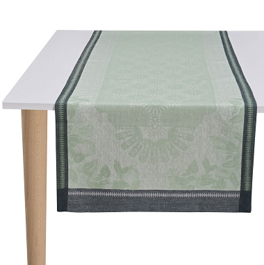 Chemin de table Jardin d’Orient Fontaine Jacquard Français