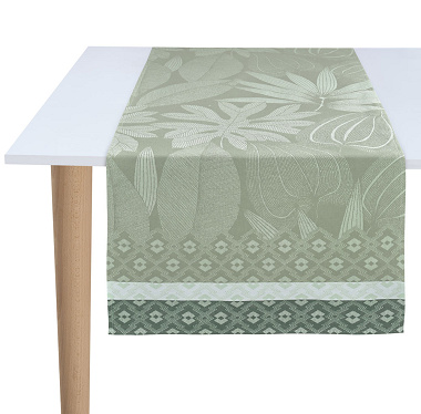 Chemin de table Nature Sauvage Croco­dile Jacquard Français