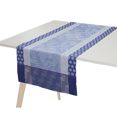 Chemin de table Nature Urbaine Elec­trique Jacquard Français