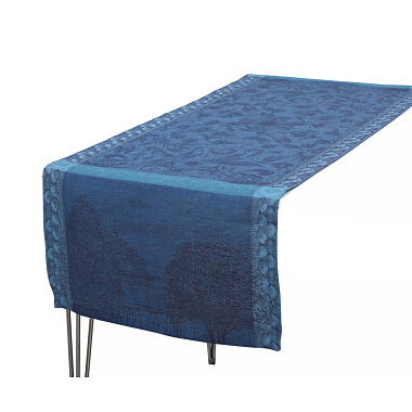 Chemin de table Sympho­nie Baroque Crépus­cule Jacquard Français