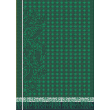 Essuie mains Piments Vert Jacquard Français