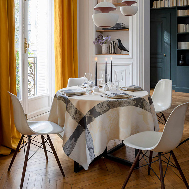 Nappe A la Française Soie Jacquard Français