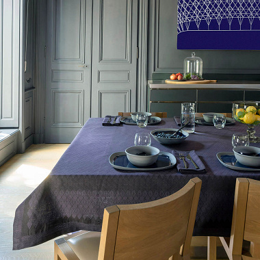 Nappes Club Prusse Jacquard Français