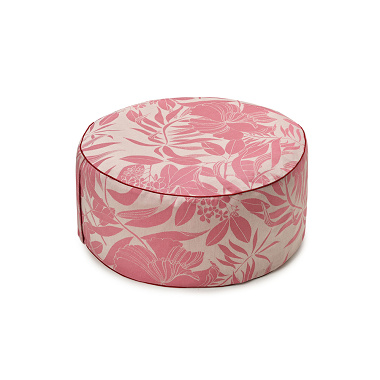 Pouf Nature Urbaine Quartz Jacquard Français