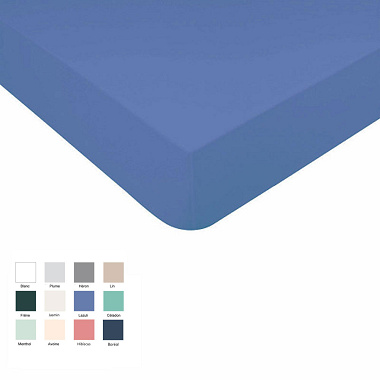 Drap housse Double Jeu percale 12 colo­ris Jalla