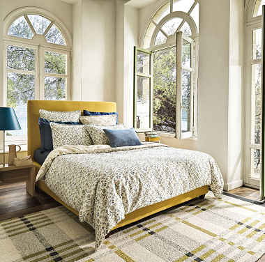Housse de couette Impé­rial Crème Jardin secret