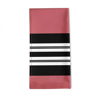 6 serviettes de table Aya Fram­boise Jean Vier