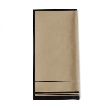 6 serviettes de table Beau­ri­vage Sable Jean Vier