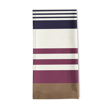 6 Serviettes de table Biar­ritz Cuir Jean Vier